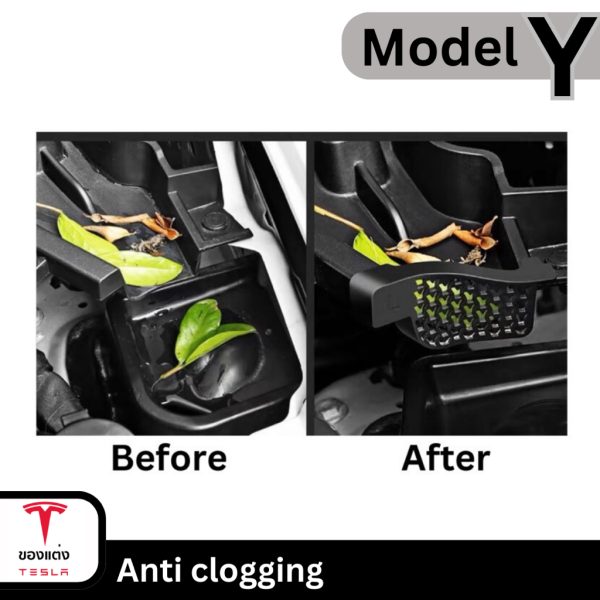 พลาสติกกันสิ่งสกปรกฝากระโปรงหน้า Anti Clogging สำหรับ Tesla Model Y - พร้อมส่งทันที - Image 2